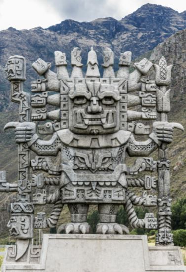 Inca standbeeld
