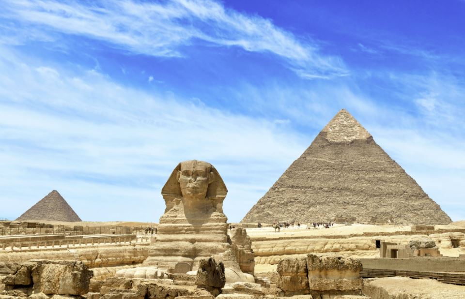 Pyramide van Gizeh en de Sfixn
