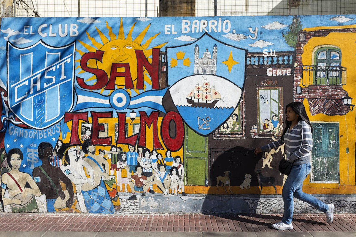 San Telmo in Buenos Aires, Argentinië