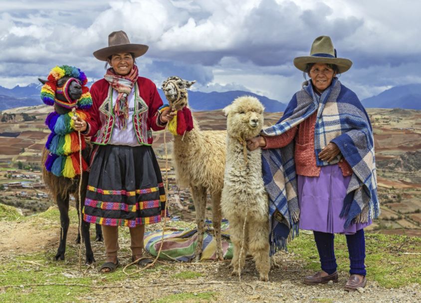 Traditionele Inca klederdracht