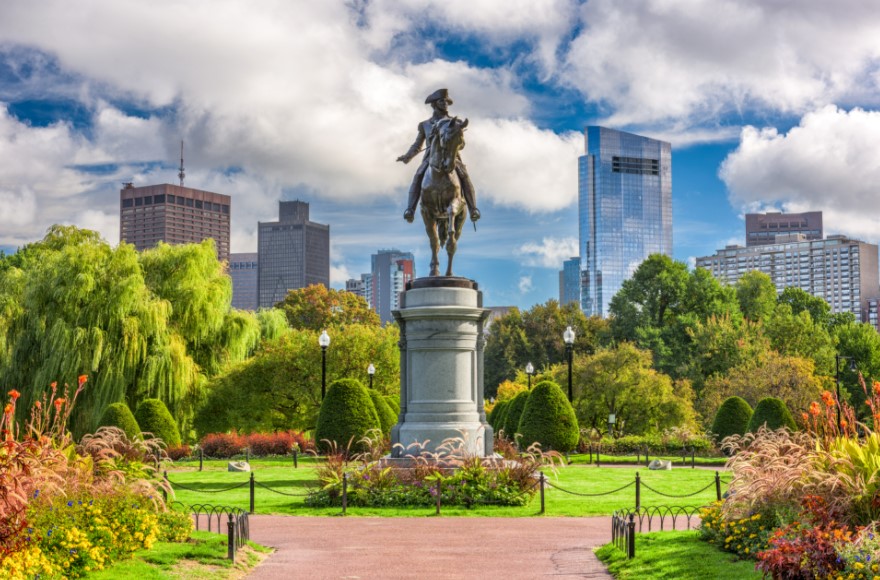 Standbeeld George Washington Boston Public Garden, Boston